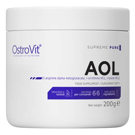 Ostrovit Supreme Pure Aol G Muscleshop Auk Iausios Kokyb S