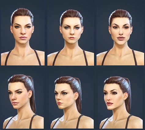 Artstation Skyforge Character Generator Materials Anton Lavrushkin