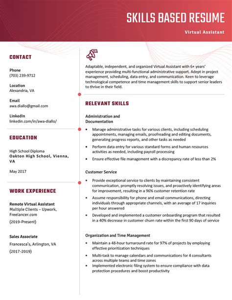 The Skills Based Resume Free Template And Examples