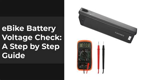 Ebike Battery Voltage Check A Step By Step Guide Youtube