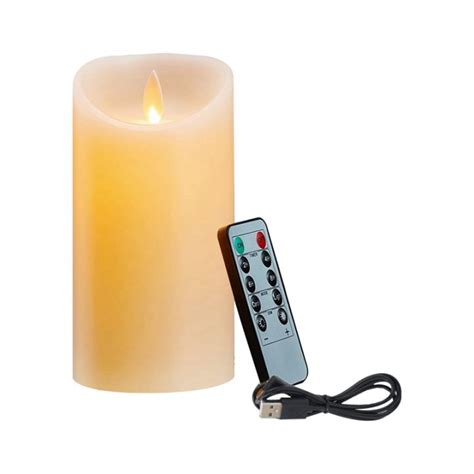 Haiw Led Candles Flickering Flameless Candles Rechargeable Candle