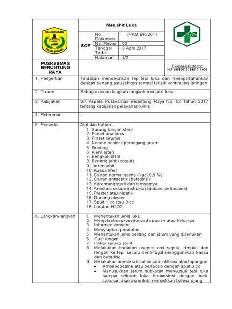 Sop Heating Pdf