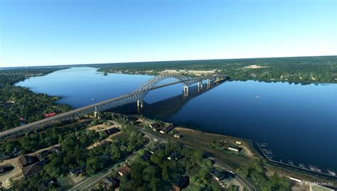 Miramichi Centennial bridge for Microsoft Flight Simulator | MSFS