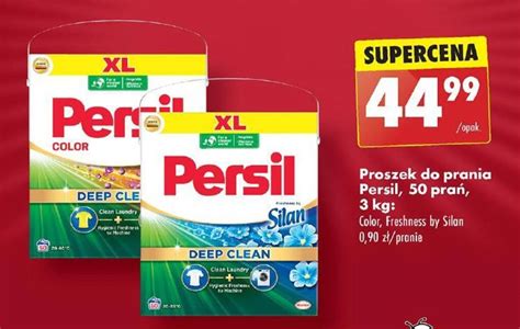 Promocja Proszek do prania Persil 50 prań 3kg Biedronka