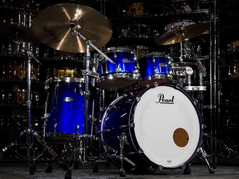 Pearl Masters Maple Drum Kit Kobalt Blue Fade Metallic Graham R