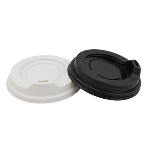 Manufacturer 80mm 90mm Spout Disposable Paper Cup Plastic Lid