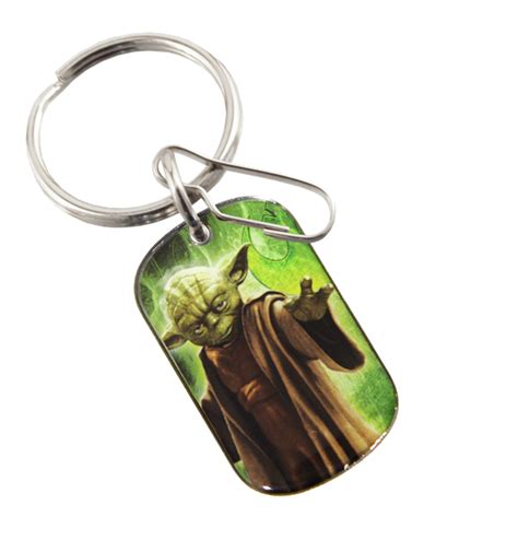 Star Wars Yoda Domed Key Chain Star Wars Yoda Car Accessories