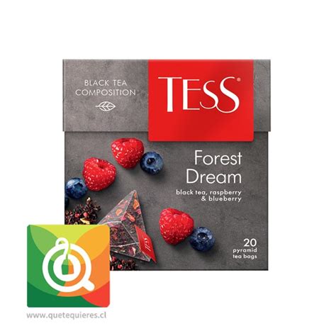 Tess Té Negro Forest Dream 20 pirámides & Qué Té Quieres