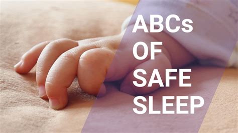 ABCs Of Safe Sleep YouTube