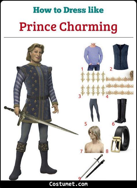 Prince Charming (Shrek) Costume for Cosplay & Halloween