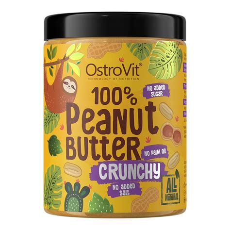 OstroVit Peanut Butter 1KG MASŁO ORZECHOWE PASTA Krem Orzechowy