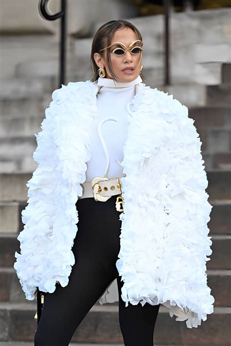 JENNIFER LOPEZ at Schiaparelli Haute Couture SS24 Show at Paris Fashion