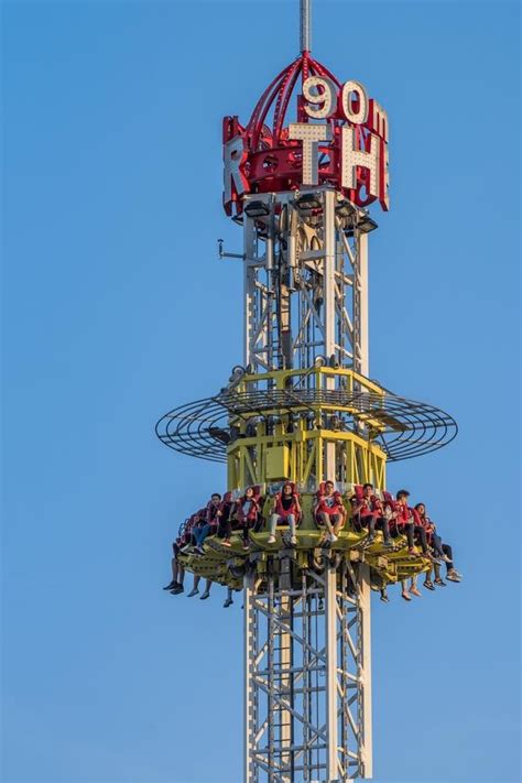 Free Fall Tower Wiener Prater Pretparken Be