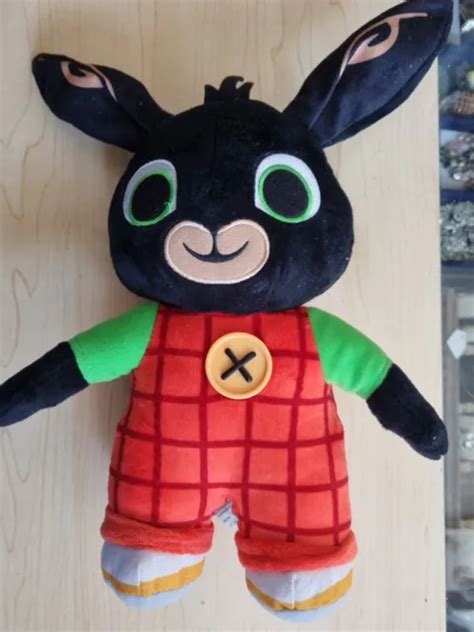 CBEEBIES BING BUNNY Bing The Black Talking Rabbit Soft Plush Toy Fisher ...