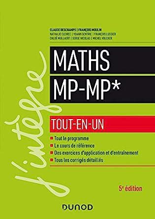 Maths MP MP Tout en un 5e éd Deschamps Claude Moulin François