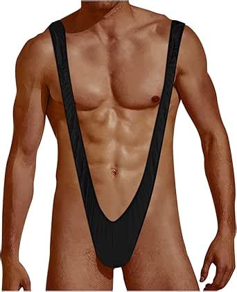 Amazon Sexy Borat Mankini For Men V Sling Underwear Stretch One