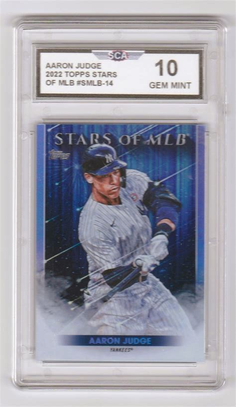 AARON JUDGE 2022 TOPPS Stars Of Mlb Smlb 14 New York Yankees Etsy