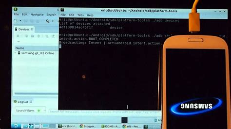 Adb Command To Reboot Android Device Youtube