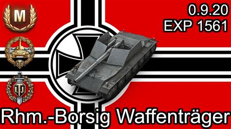 World of Tanks Germany TD Rhm Borsig Waffenträger EXP 1516 YouTube