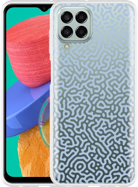 Samsung Galaxy M Hoesje Blauwe Doodle Designed By Cazy Bol