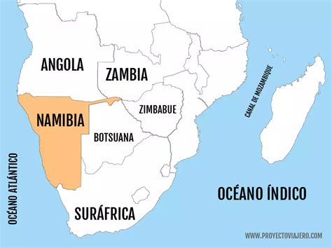 D Nde Est Namibia L Mites Geogr Ficos Y Fronteras De Namibia