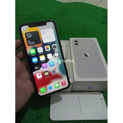 HP Apple IPhone 11 64GB Bekas Inter All Operator Mulus Nominus Bebas