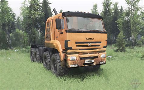 KamAZ 65228 V2 0 Para Spin Tires