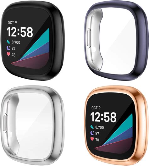 Amazon Vanjua Compatible With Fitbit Versa Screen Protector Case