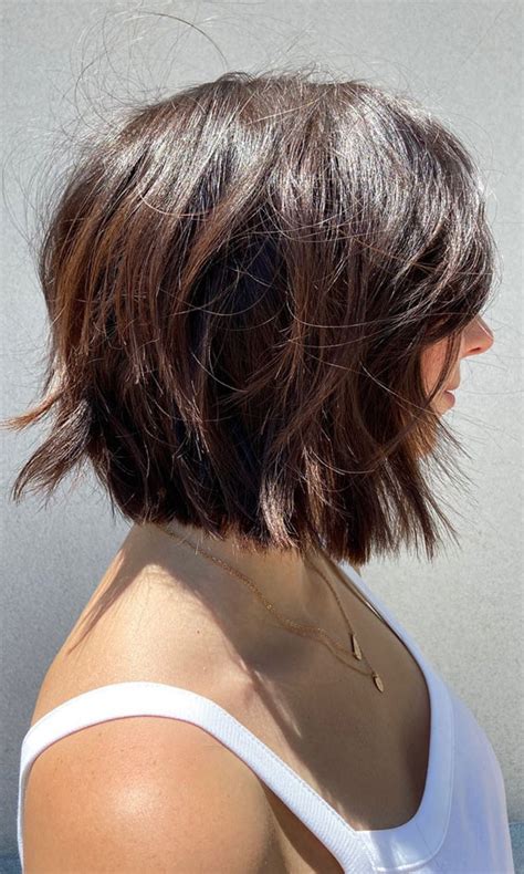 Structured Sophistication Bob Haircut Ideas Bob Chocolate Delights