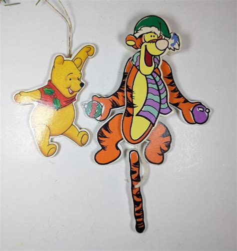 Winnie the Pooh and Tigger Christmas Ornaments – Petal Pushers Nursery