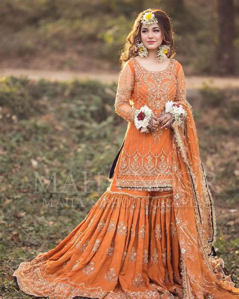 Latest Formal Wedding Bridal Sharara Designs Collection