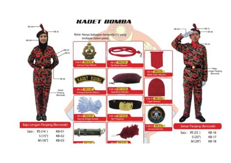 A- Set Lengkap Uniform Kadet Bomba, Sports Equipment, Sports & Games, Billiards & Bowling on ...