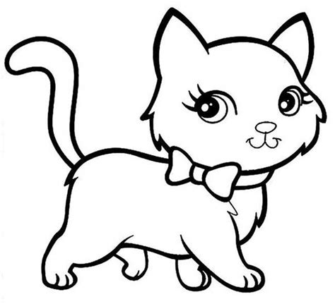 57 Desenhos De Gatinhos Para Imprimir E Colorirpintar