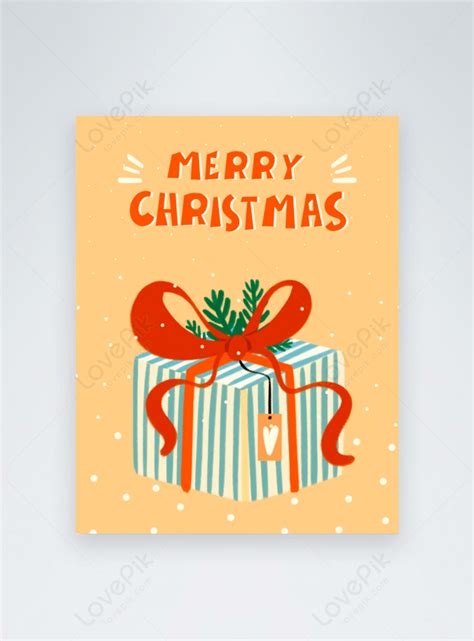 Colorful Cartoon Style Christmas Card Template Imagepicture Free