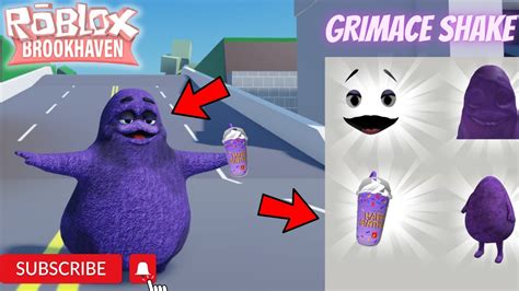 As Podr S Crear A Grimace Shake Gratis En Brookhaven Roblox