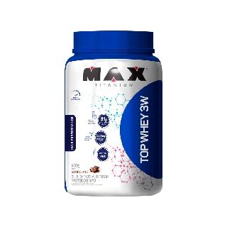 X Top Whey Protein W G Max Titanium Isolado Concentrado