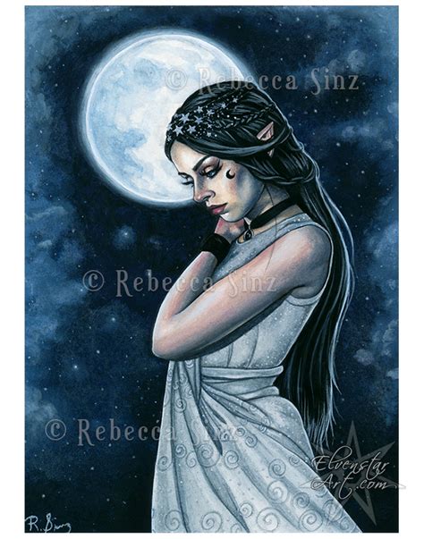 Gothic Night Elf Tentacles Fine Art Print ElvenstarArt