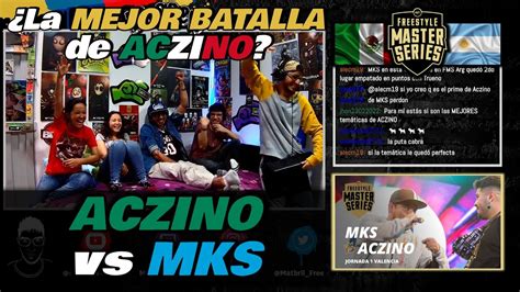 COLOMBIANOS REACCIONAN A ACZINO Vs MKS La MEJOR BATALLA De ACZINO