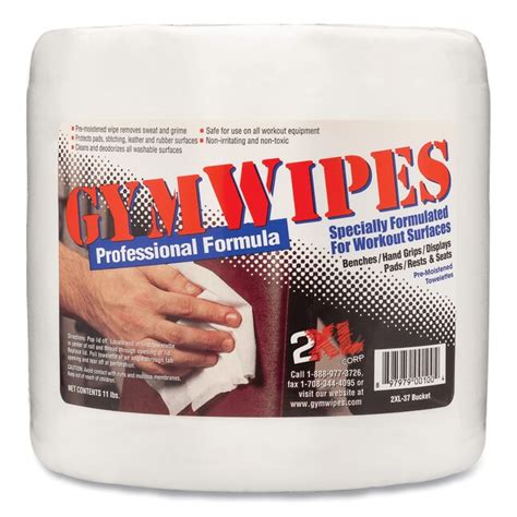 2xl Gym Wipes Professional 700 Count Unscented Disinfectant Wipes All