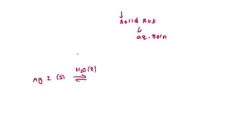 Solved Calculate The Molar Solubility Of Silver Iodide In A Water B In 20 M Nh3