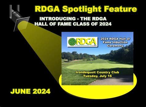 RDGA Spotlight Feature June 2024 RDGA Rochester District Golf