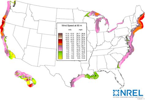 Doe Provides Detailed Offshore Wind Resource Maps Today In Energy U