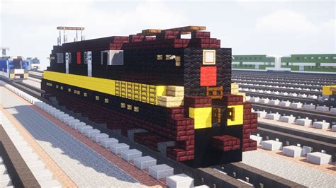 Minecraft Prr Gg Electric Locomotive Tutorial Youtube