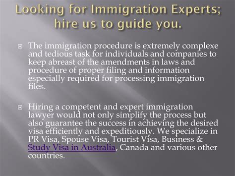 Ppt Why You Should Hire An Immigration Consultancy Powerpoint Presentation Id 7683788