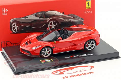 Bburago Ferrari Laferrari Aperta Rojo Signature R Modelo