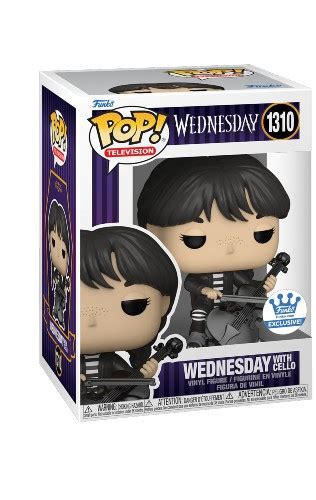 Funko Pop Wandinha Addams Wednesday With Cello 1310 Original Moça do