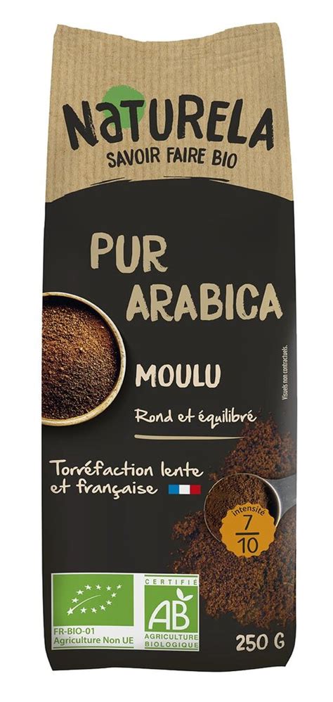 Naturela Ekologiška malta kava 100 Arabica 250 g kaina pigu lt