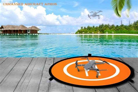 Drone Landing Pad Wisfox Universal Waterproof D 75cm30 Portable Foldable Landing Pads For Rc