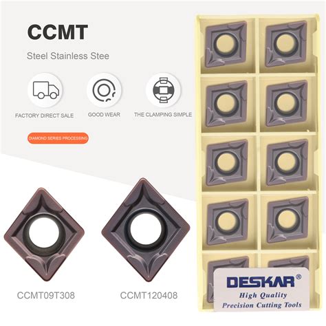 DESKAR Blade CCMT060204 CCMT09T304 CCMT120404 LF6018 Carbide Insert