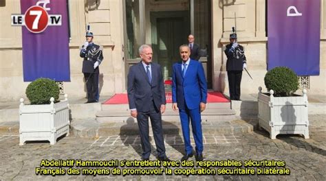 Abdellatif Hammouchi Sentretient Avec Des Responsables S Curitaires